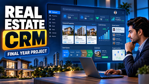 Real Estate CRM Final Year Project: Modules, MERN Architecture &amp; Guide related blog post thumbnail