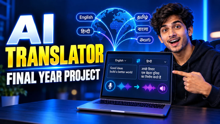 Multilingual Text &amp; Speech Translator Final Year Project blog cover image