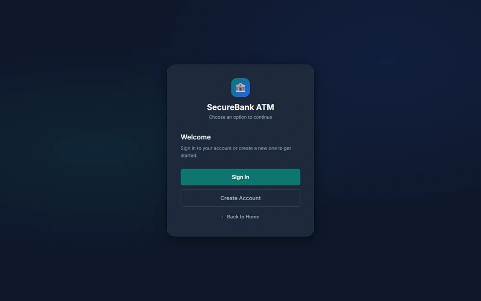 ATM Management System Final Year Project preview