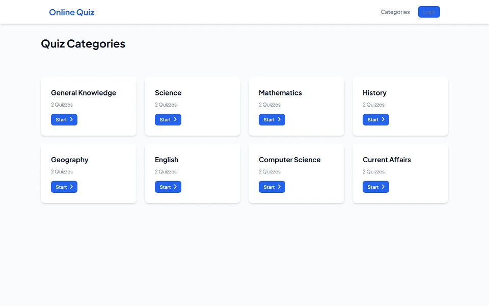 Online Quiz System Final Year Python Project preview