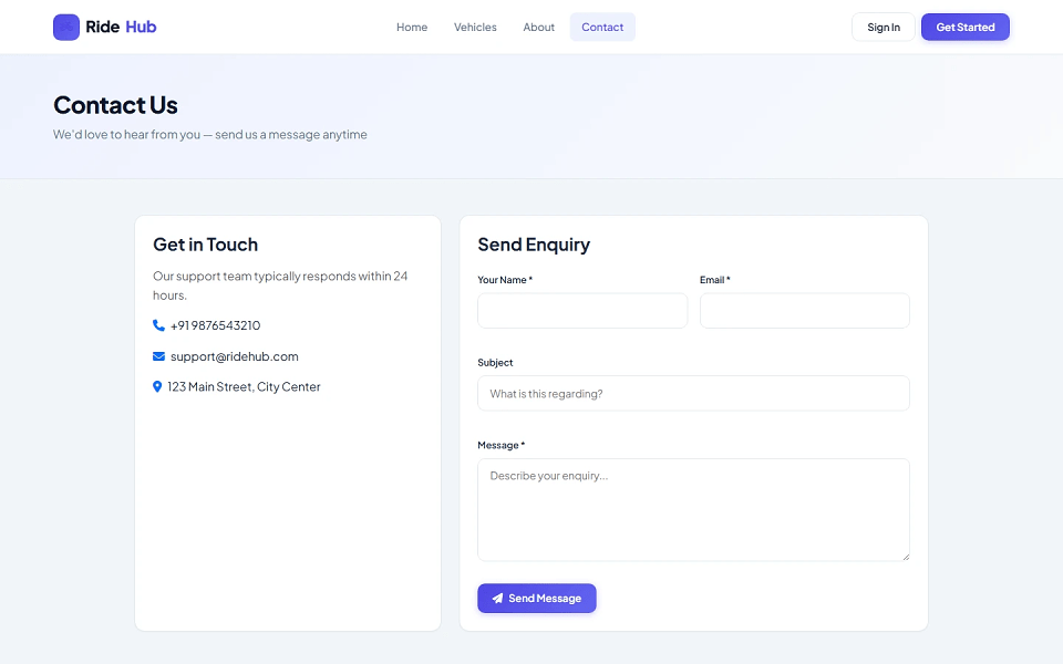 Online Bike and Car Rental System Final Year Project preview