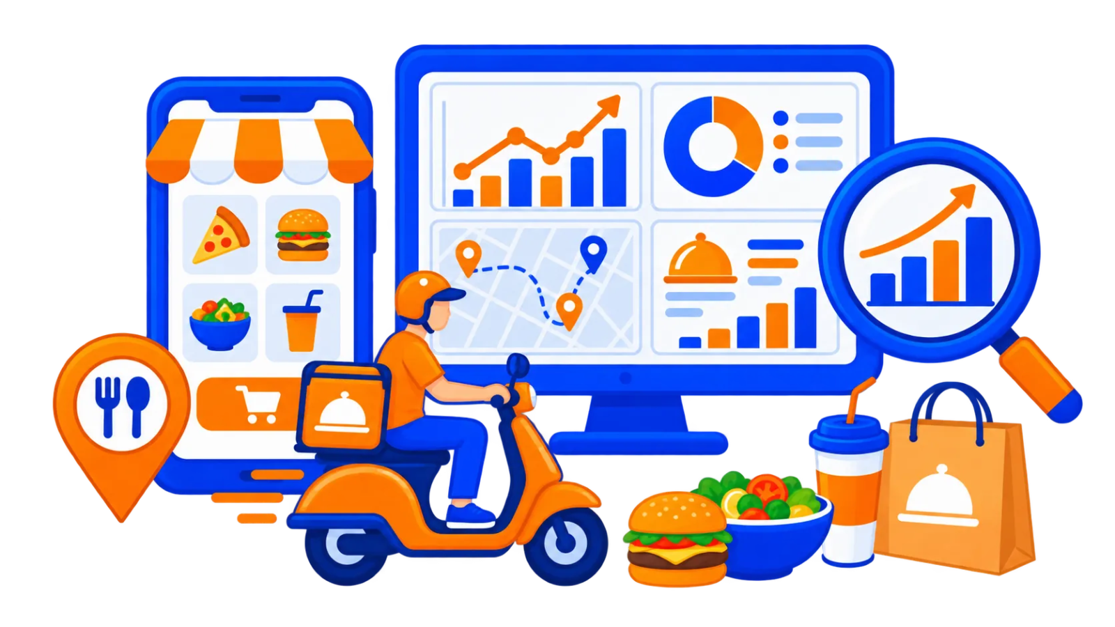 Online Food Ordering Final Year Machine Learning Project zoomed preview