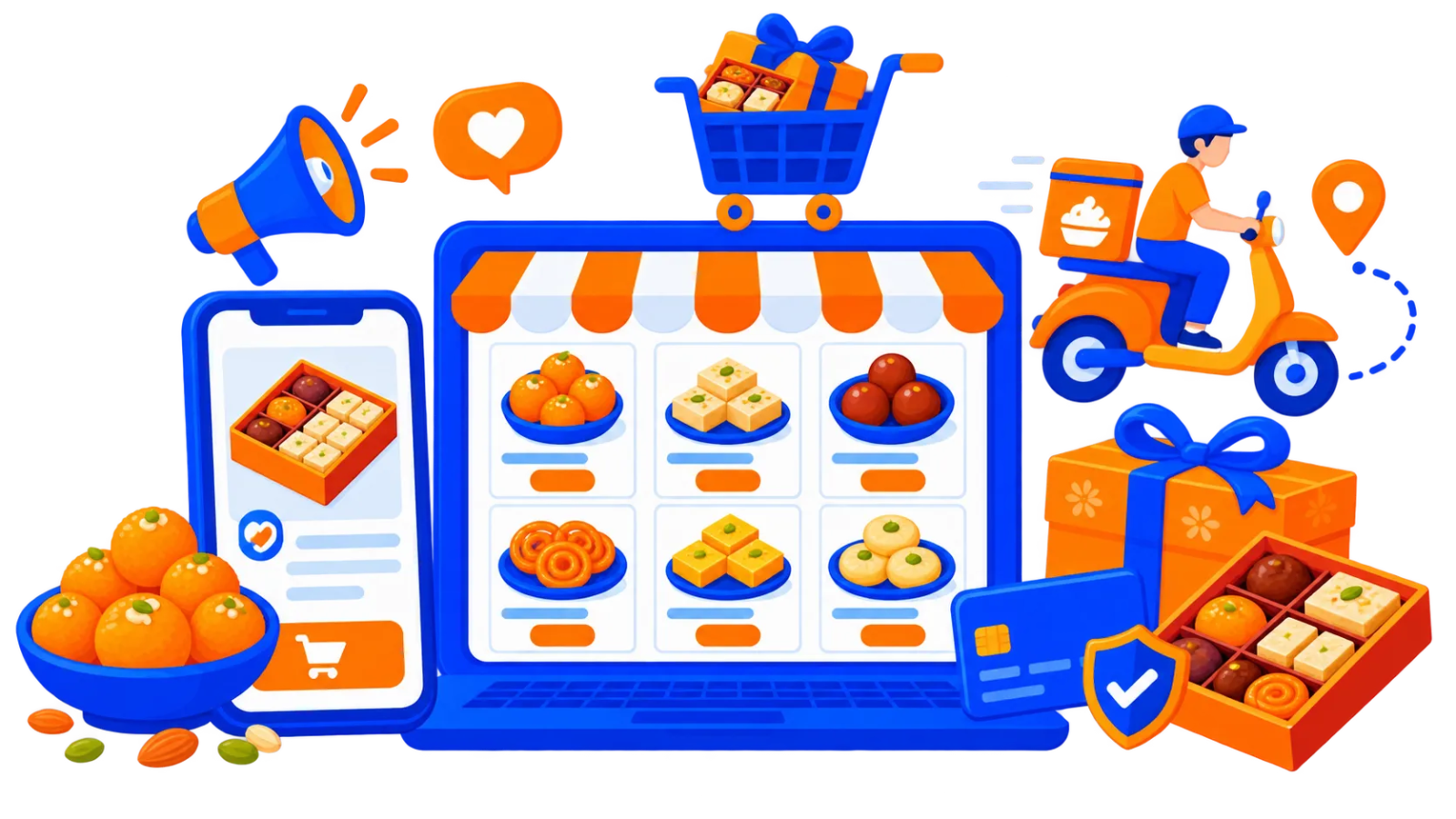 Sweets E-commerce Final Year Project zoomed preview