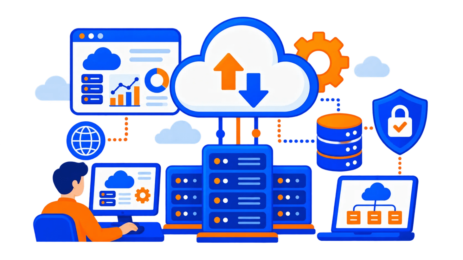 Cloud Infrastructure Management System Final Year Project zoomed preview