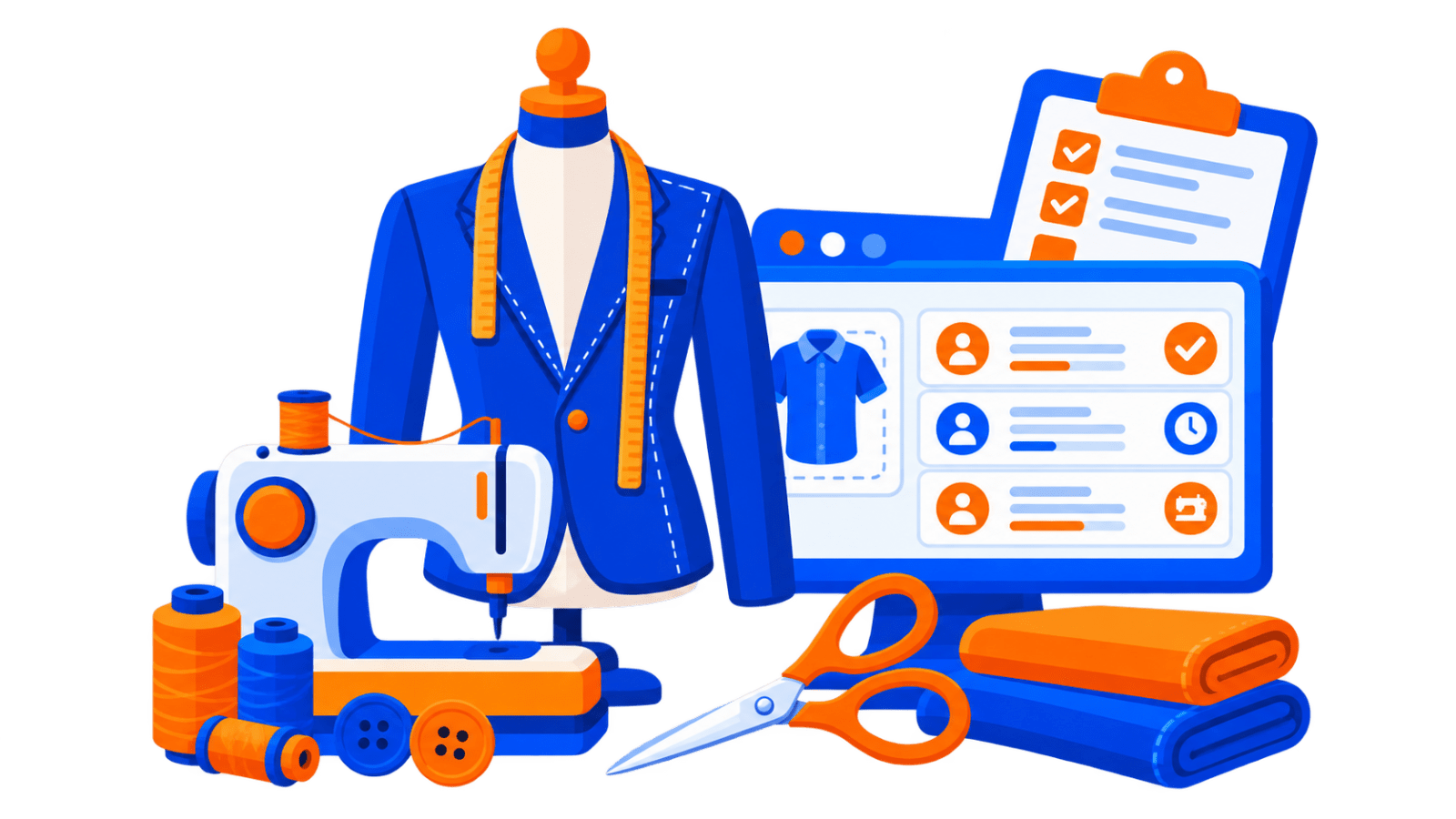 Tailor Shop Management System MERN Final Year Project zoomed preview