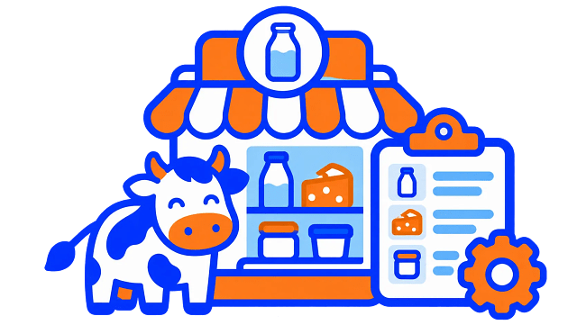 Dairy Farm Shop Management System related source code preview