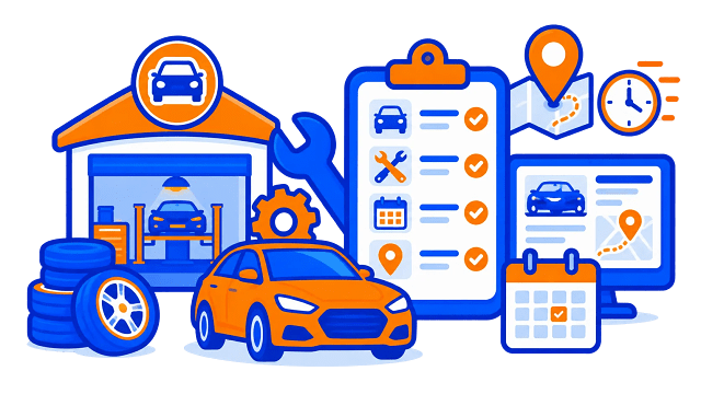Vehicle Services Management System Final Year PHP Project live demo preview