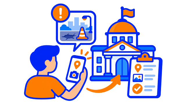 Civic Issue Reporting Portal Final Year PHP Project related source code preview
