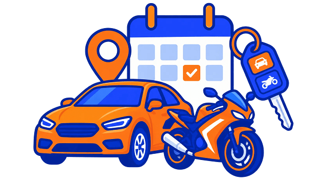 Bike and Car Rental System Final Year PHP Project related source code preview