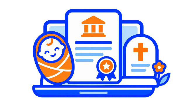 Online Birth and Death Certificate System Final Year Project related source code preview