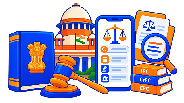Indian Legal System Reference App Final Year Project related project report preview