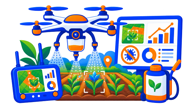 Drone-Based Crop Image Acquisition and Targeted Pesticide Spraying Final Year Project related project report preview