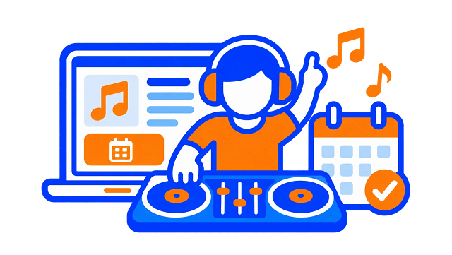 Online DJ Booking System Final Year Project related source code preview
