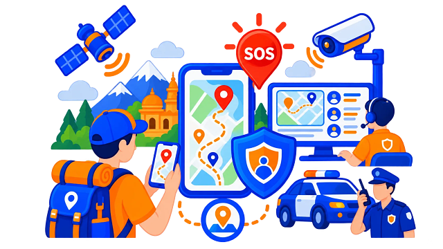 Smart Tourist Safety Monitoring System Final Year Project related project report preview