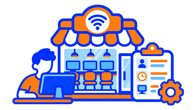 Cyber Cafe Management System related source code preview
