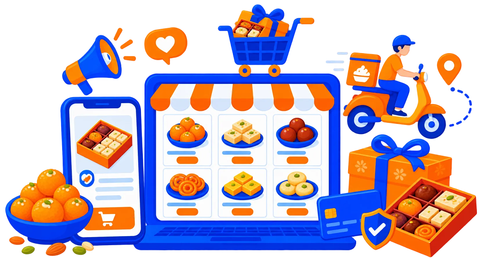 Sweets E-commerce Final Year Project preview